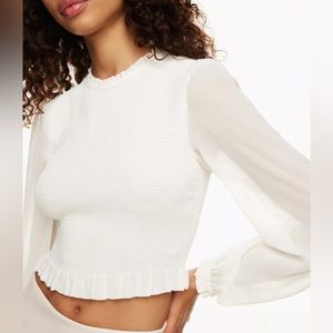 Wilfrid Aritzia Tempest Blouse  - size large